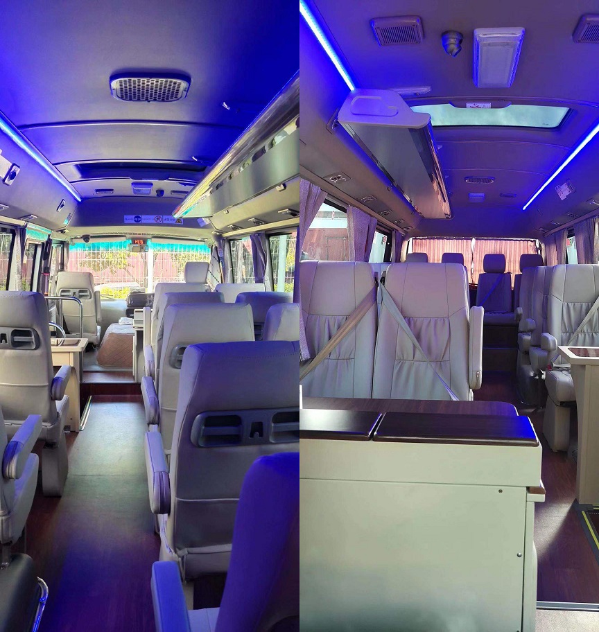 北京19座中巴车内饰